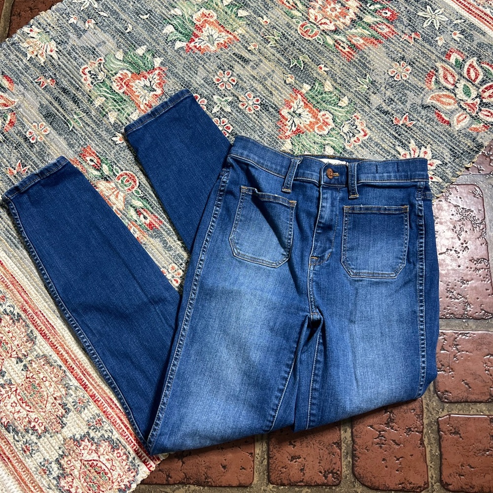 Madewell high waisted sailor jeans